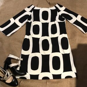 Black and white dress